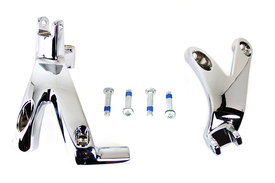 OE Standard Forward Control Mount Kit Chrome