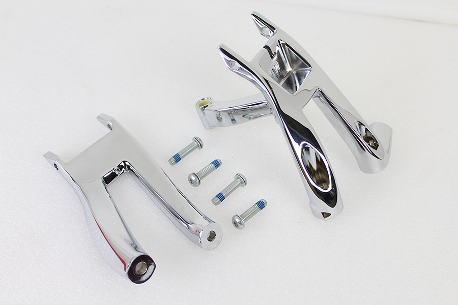 OE Chrome Driver Footboard Mount Kit