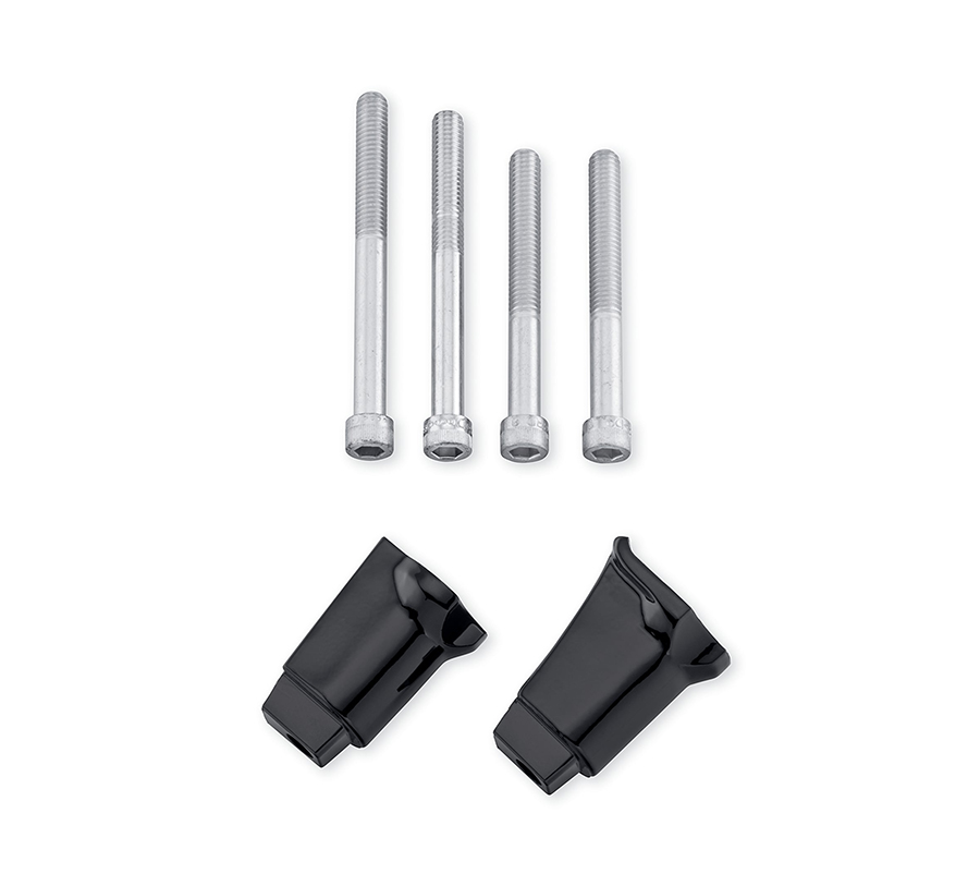 Passenger Footboard Adapter Set Black