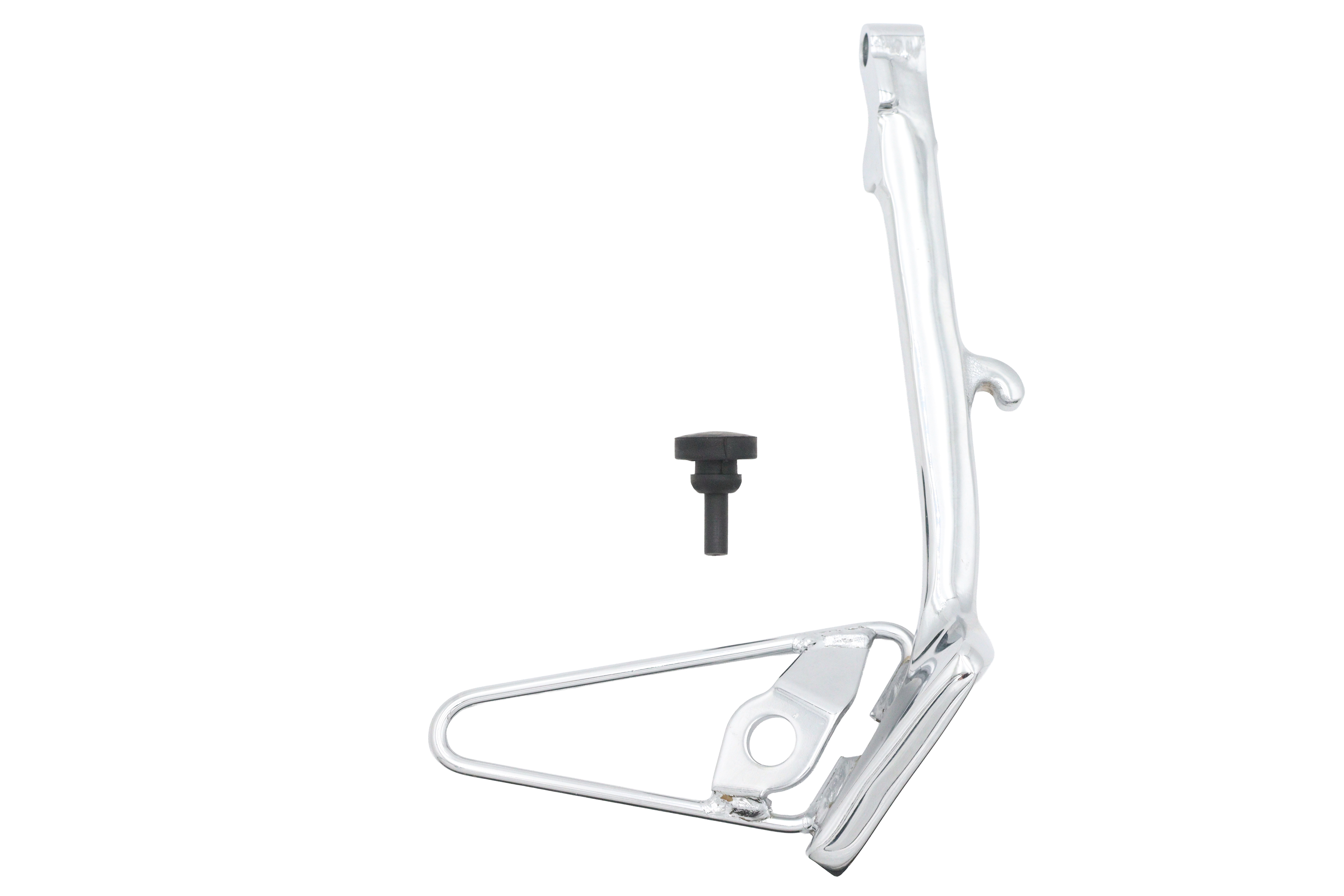 M8 Kickstand Chrome +1" Over Stock