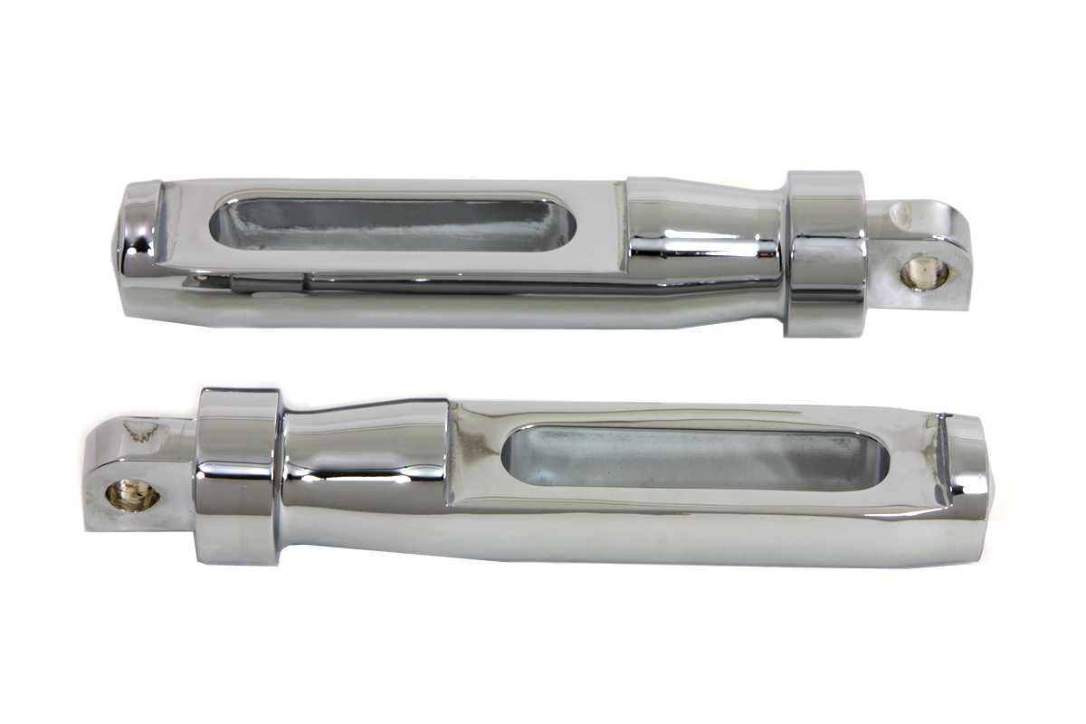 Chrome Batique Style Footpeg Set