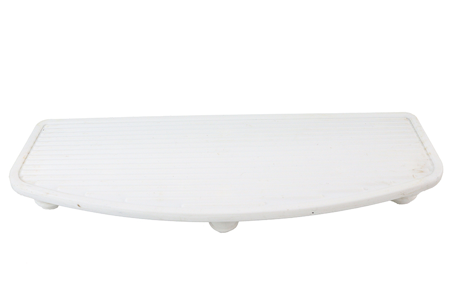 M8 Footboard ISO White Rubber Pad Set