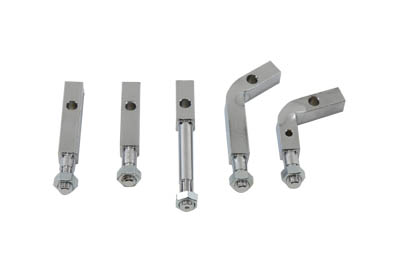 Footboard Mount Bracket Kit Chrome