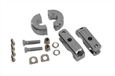 Chrome Billet Footpeg Mount