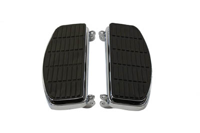 'D' Driver Footboard Set Chrome
