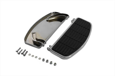 'D' Driver Footboard Set Chrome