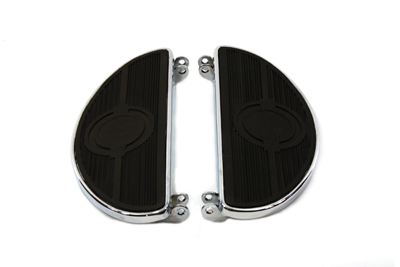 Half Moon Footboard Set Chrome