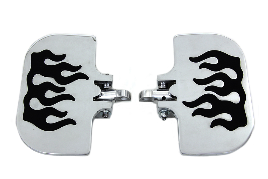 Passenger Mini Footboard Set with Flame Design