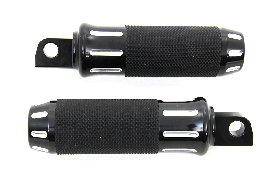 Black Cobra Style Footpeg Set