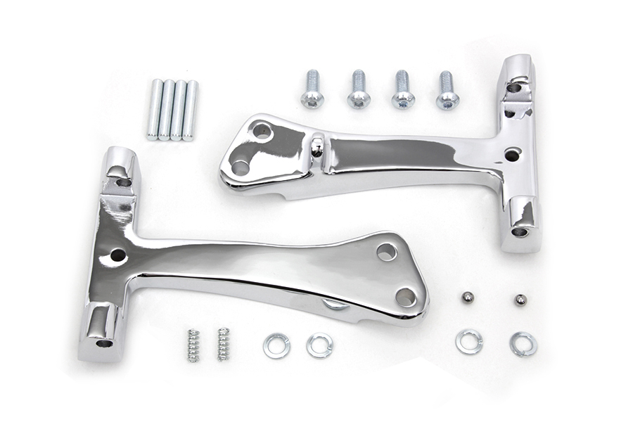 Passenger Footboard Support Chrome