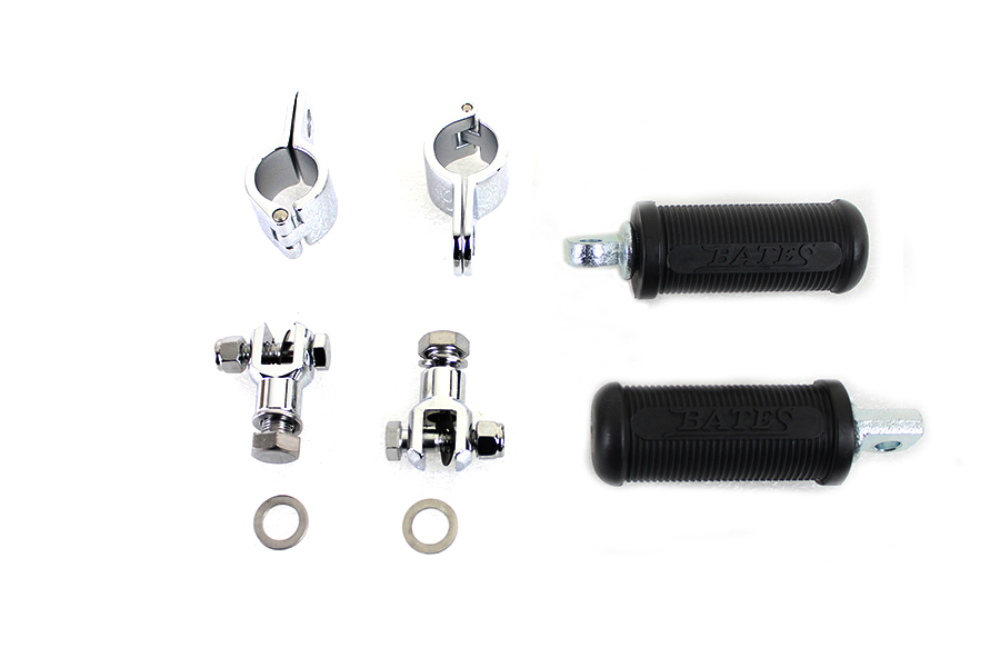 Bates Clamp on Footpeg Set
