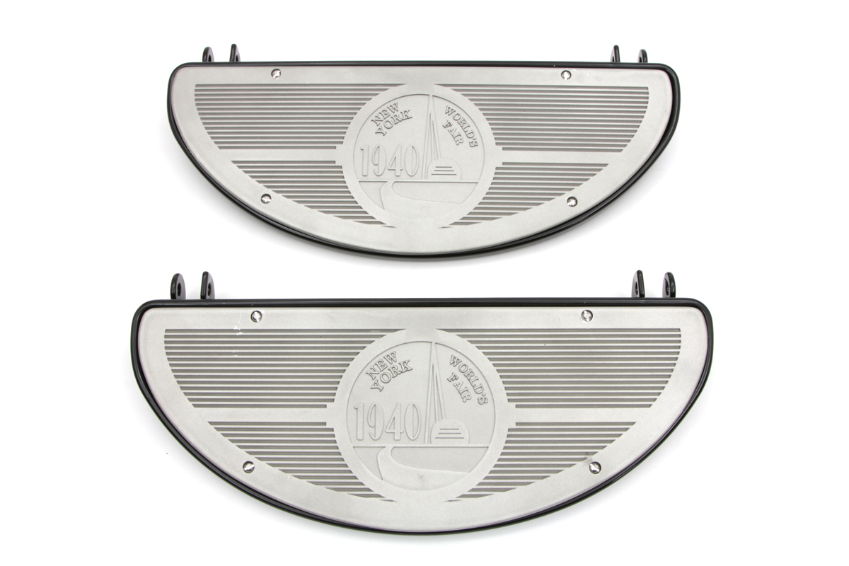 Black Driver Half Moon Footboard Kit