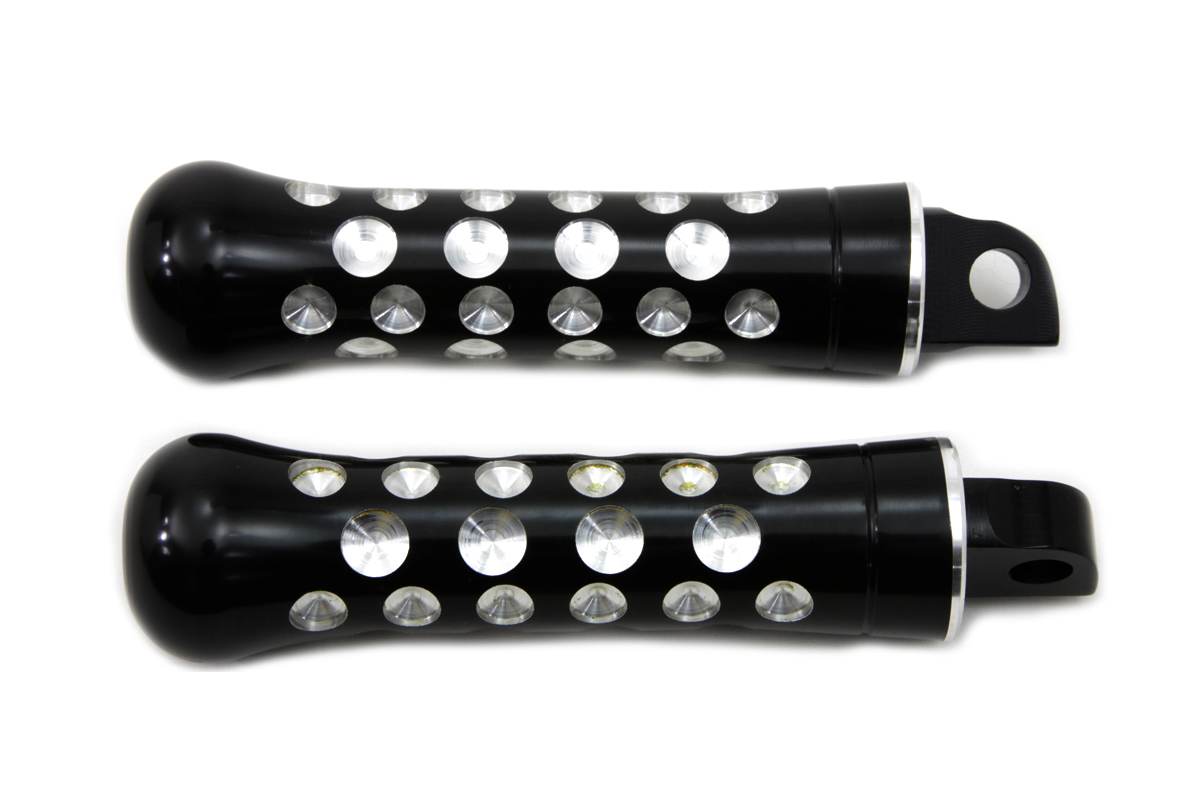 Black Contour Agostinni Footpeg Set