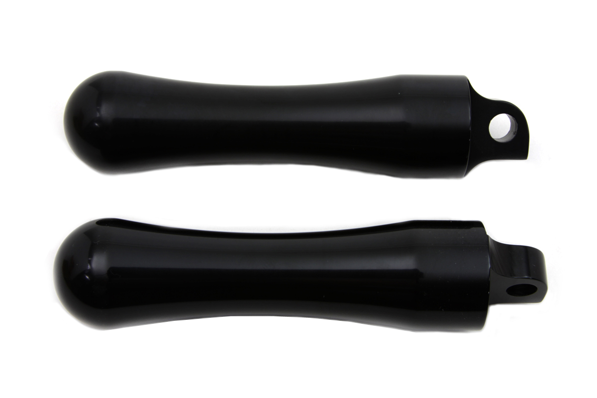 Black Contour End Footpeg Set