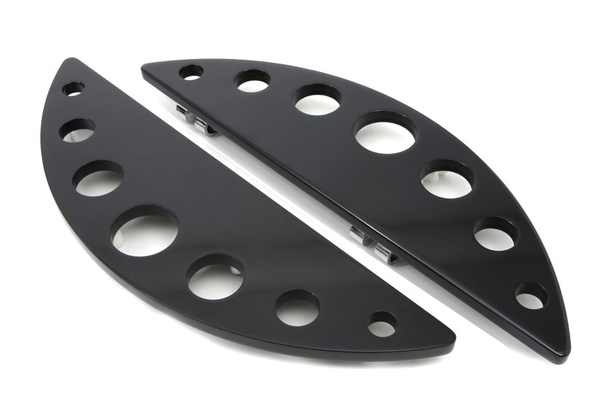 Driver Black Half Moon Footboard Set With Holes