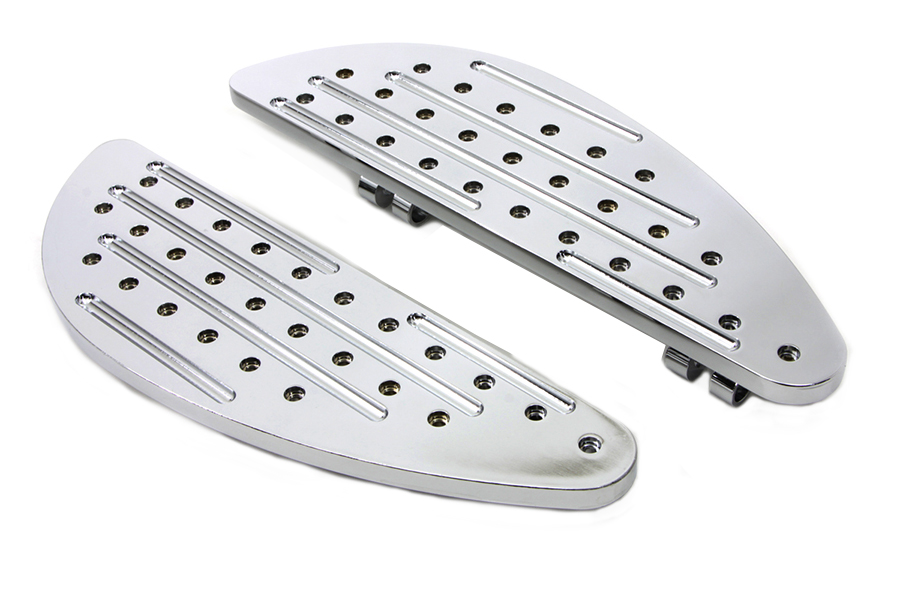 *UPDATE Driver Chrome Perforated Footboard Set