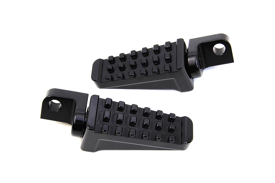 Black Racer Style Footpeg Set