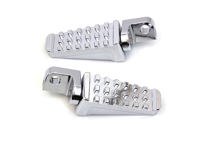 Chrome Racer Style Footpeg Set