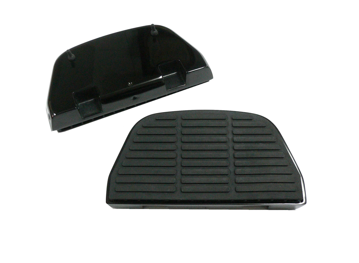 Black Block Rear Passenger Footboard Kit