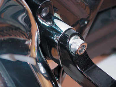 Passenger Footboard Extension Spacer Chrome
