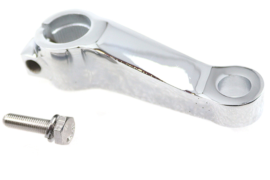 Spline Footpeg Support Chrome