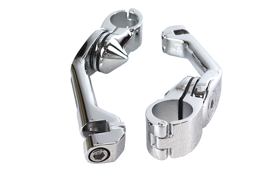 Adjustable Long Footpeg Mount Kit Forged Alloy