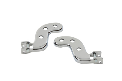 Chrome Buddy Seat Footpeg Bracket Set