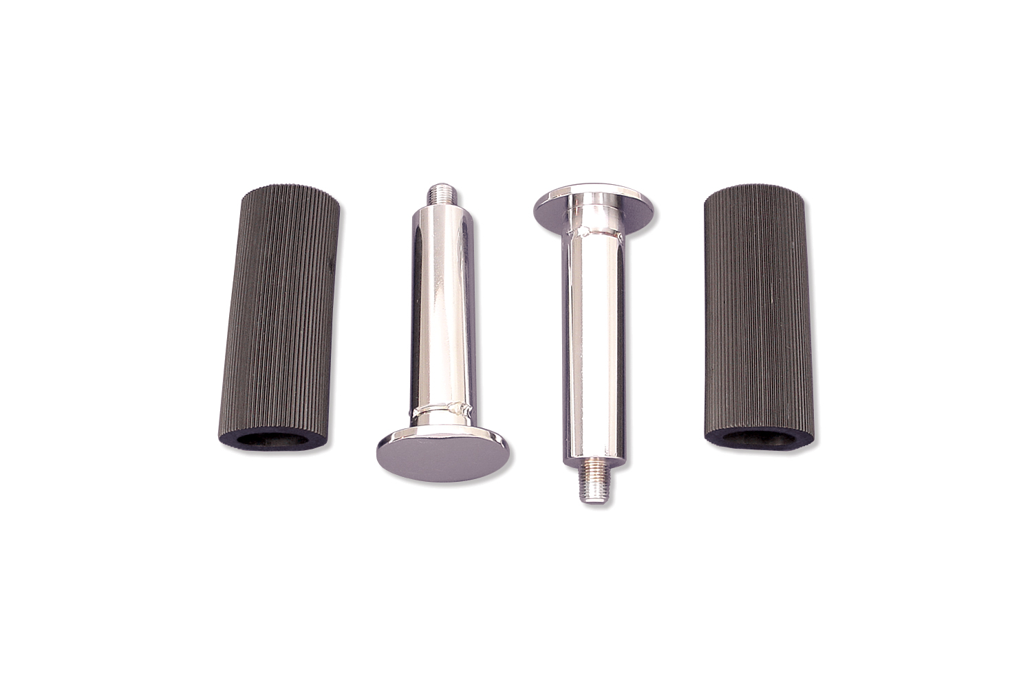 Rear Buddy Seat Footpeg Set Chrome