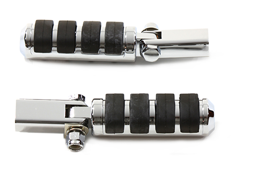 Passenger Footpeg Set Soft Paw Chrome