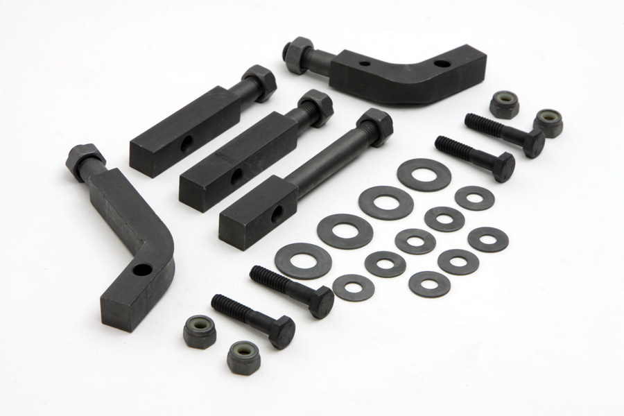 Footboard Mount Bracket Kit Parkerized fits Harley Davidson