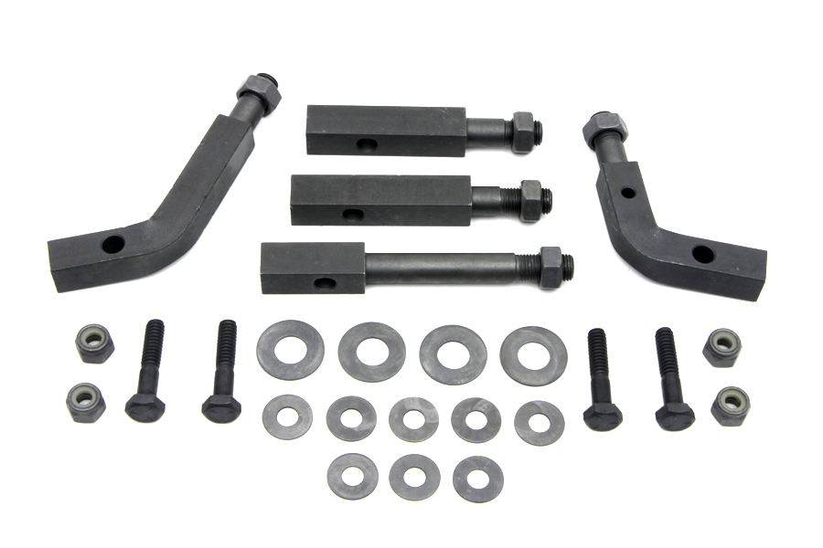 Footboard Mount Bracket Kit Parkerized fits Harley Davidson