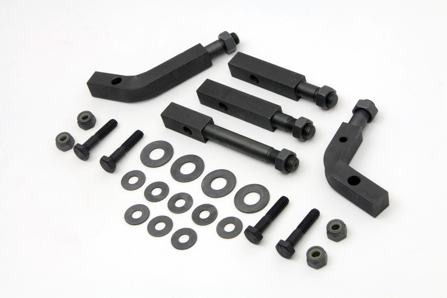 Footboard Mount Bracket Kit Parkerized fits Harley Davidson