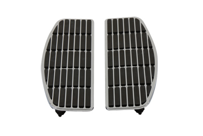 Footboard Mat Set Chrome