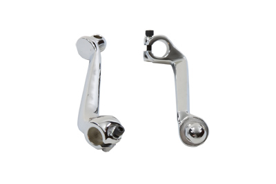 Footpeg Support Set Driver Chrome