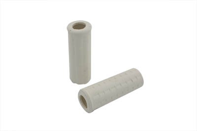 Replica White Waffle Grip Set with Plug Hole