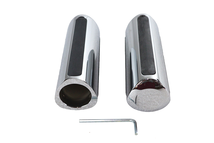 Chrome Delta Style Grip Set
