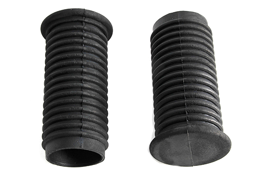 Driver Footpeg Rubber Black Set