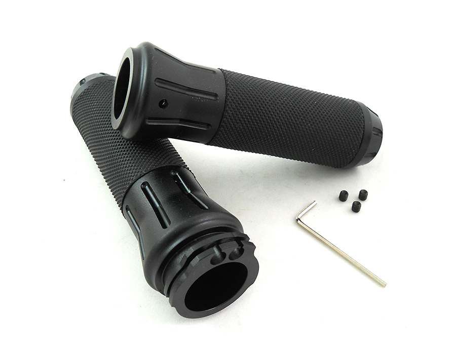 Black Grip Set with Black End Caps