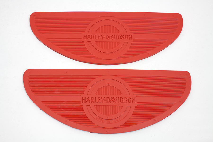 Red Oval Footbaord Set