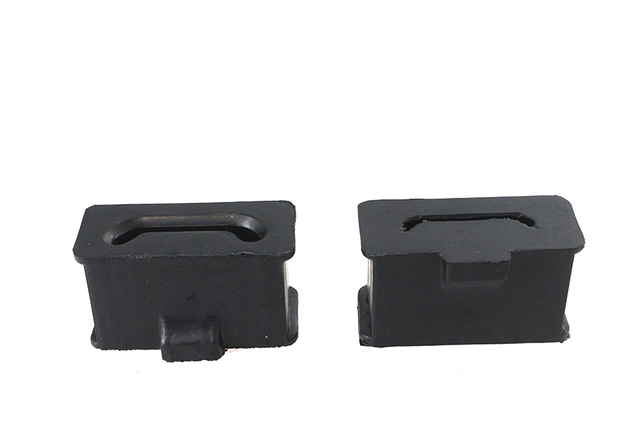 Muffler Mount Set Black Rubber