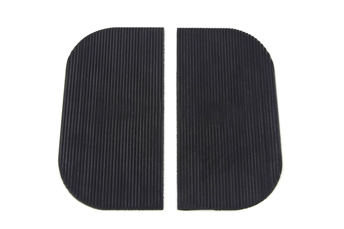 Mini Footboard Mat Set Black Rubber