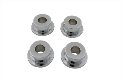 Vtwin Solid Chrome Handlebar Riser Bushings for 1962-2022 Harley Dyna FXR FXD FX