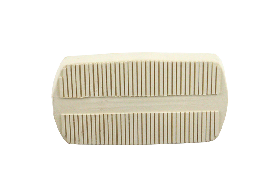 White FLH Brake Pedal Rubber Kit