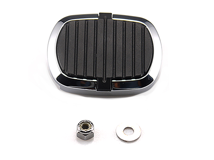 Small Brake Pedal Pad Chrome