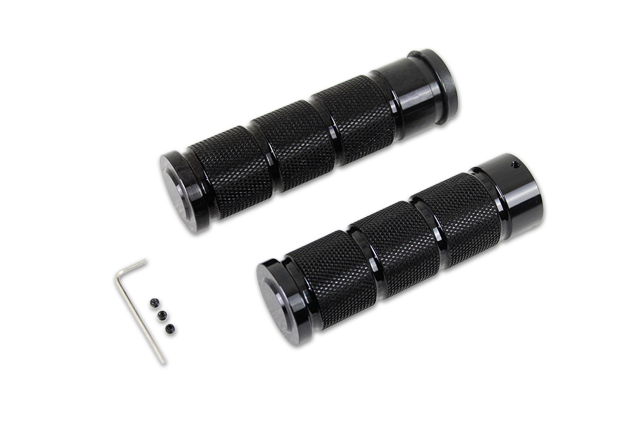 Black Retro Throttle by Wire Grip Set