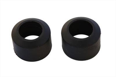 33mm Rubber Fork Boots Black