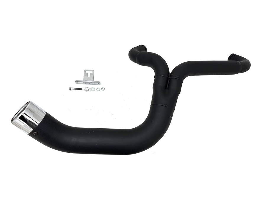 FLT 2:1 Lake Style Exhaust System Black