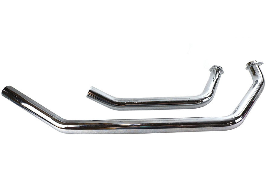 Shovelhead Exhaust Header Set Upsweep Chrome