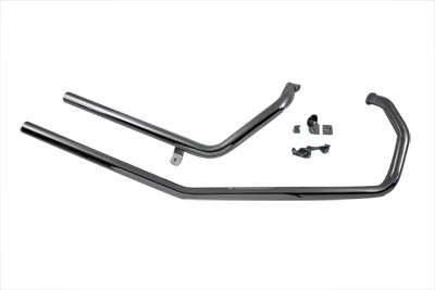 Exhaust Drag Pipe Set Straight Ends