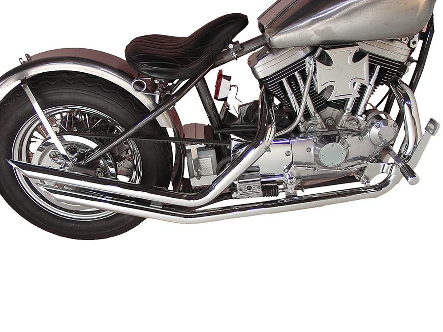 Exhaust Drag Pipe Set Slash Cut